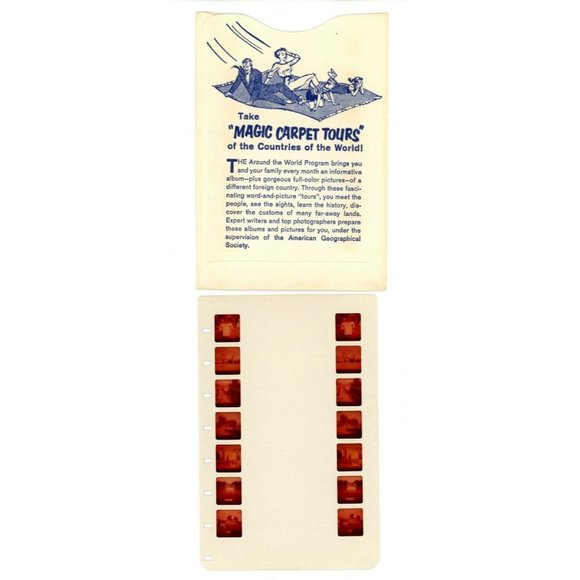 Vintage Tru Vue Tru-Vue Film Card Pakistan South Asia Travel Around The World 3D - Picture 2 of 2
